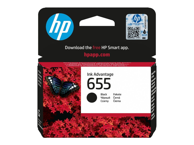HP 655 / CZ109AE - Tintenpatrone Schwarz