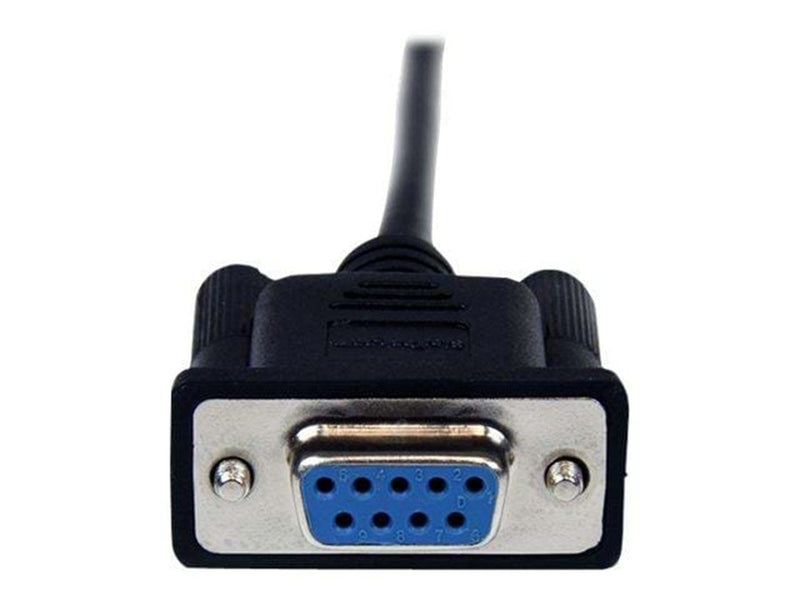 StarTech.com DB9 RS232 Serial Null Modem Cable F/M