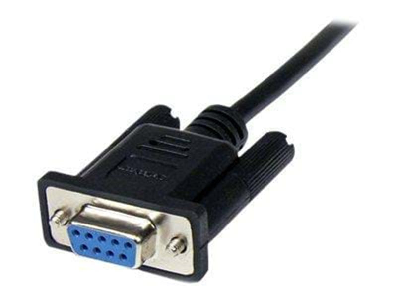 StarTech.com DB9 RS232 Serial Null Modem Cable F/M