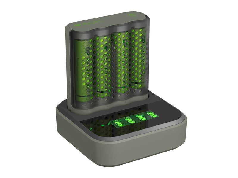 GP ReCyko Speed-oplader M451 (USB) med ladestation