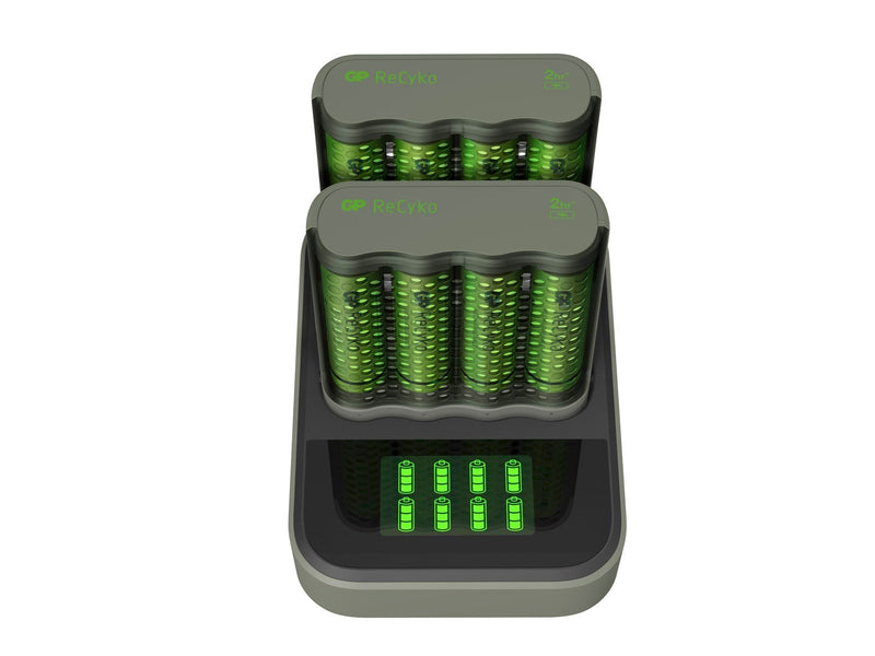 GP ReCyko 2x Speed-oplader M451 (USB) med ladestat