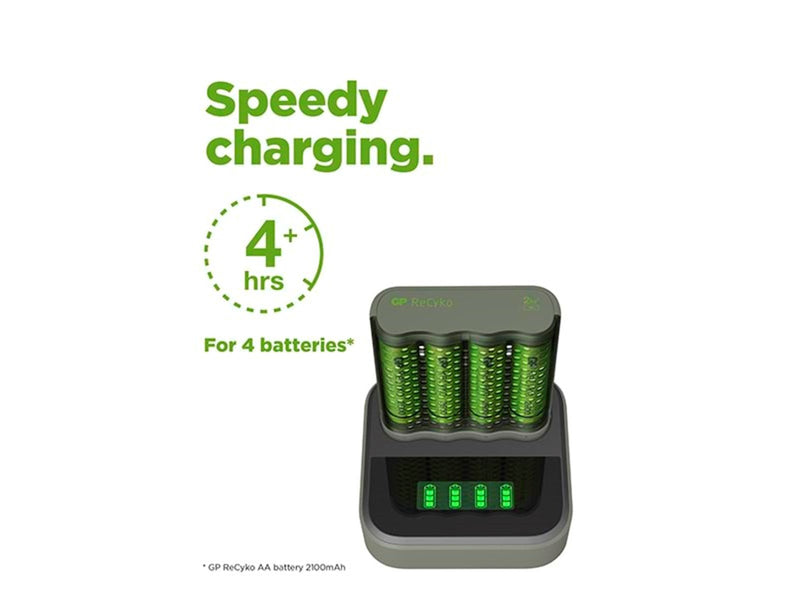 GP ReCyko 2x Speed-oplader M451 (USB) med ladestat