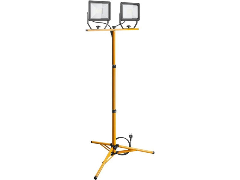 Pro LED work light with telescopic tripod 2 x 50 W b