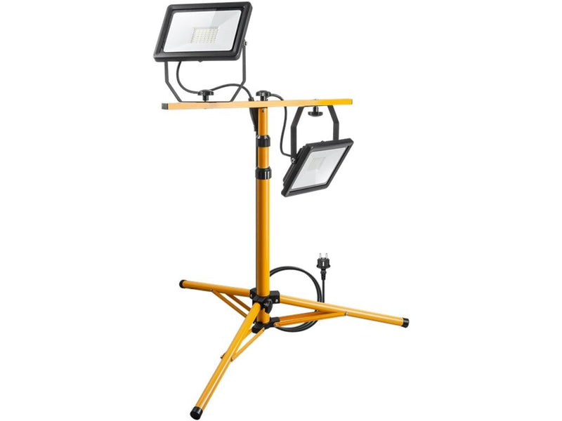 Pro LED work light with telescopic tripod 2 x 50 W b