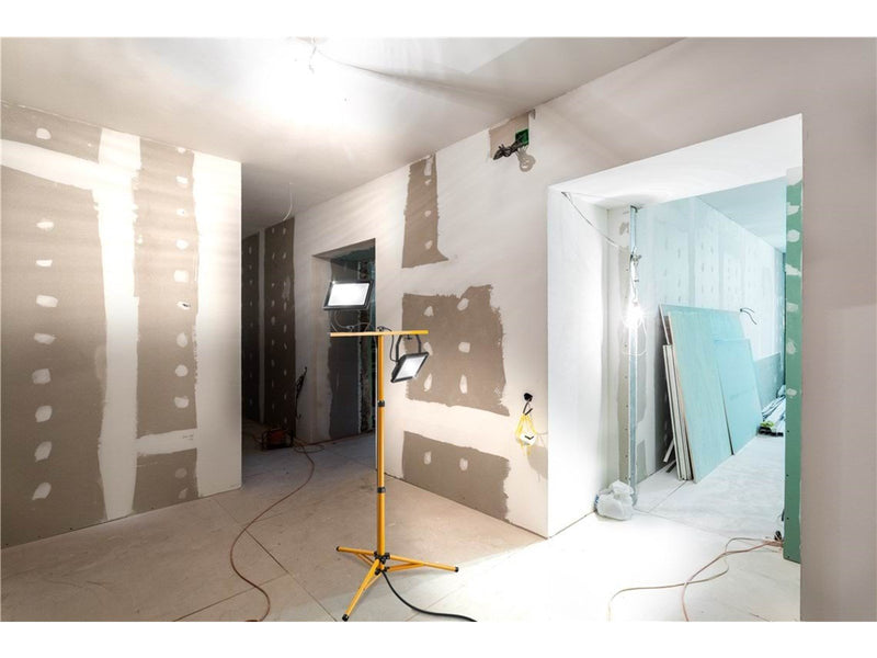 Pro LED work light with telescopic tripod 2 x 50 W b