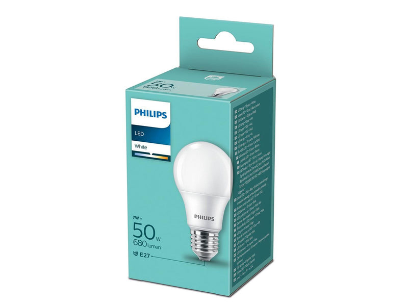Philips LED-Lampe Standard 7W/830 (50W) Frosted E27
