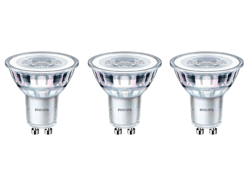 Philips LED-Lampe Classic Spot 3.5W/827 (35W) 36° 3-pack GU10