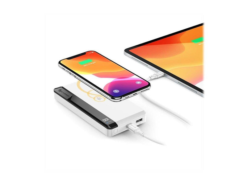ALOGIC USB-C 10.000mAh Wireless Power Bank Ultimate Powerbank (Akku) - Weiß - 10000 mAh