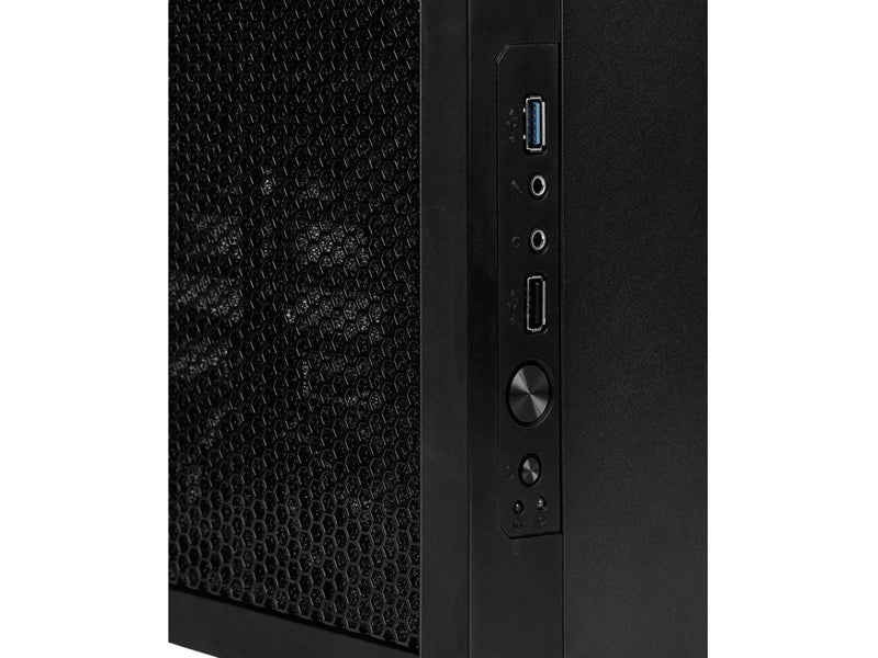 Fractal Design Core 1000 USB 3.0 - Gehäuse - Minitower - Schwarz
