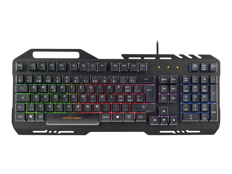 Deltaco GAMING - Gaming Tastaturen - Nordisch - Schwarz
