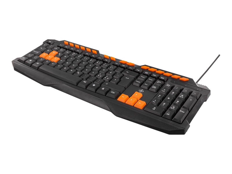 Deltaco GAMING - Gaming Tastaturen - Nordisch - Orange