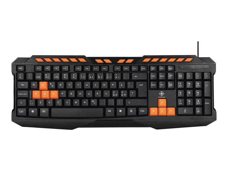 Deltaco GAMING - Gaming Tastaturen - Nordisch - Orange
