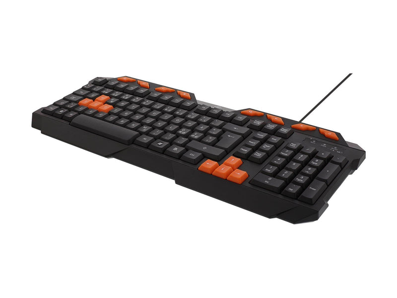 Deltaco GAMING - Gaming Tastaturen - Nordisch - Orange