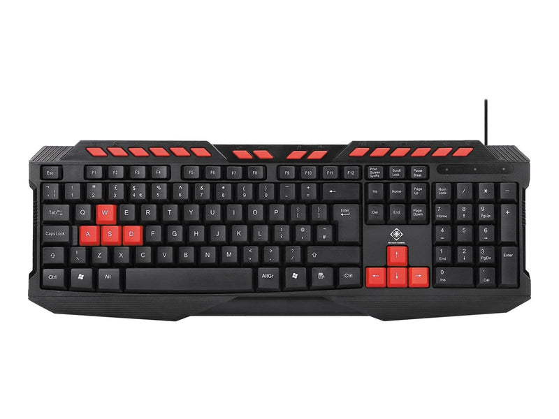 Deltaco GAMING - Gaming Tastaturen - Englisch - UK - Schwarz