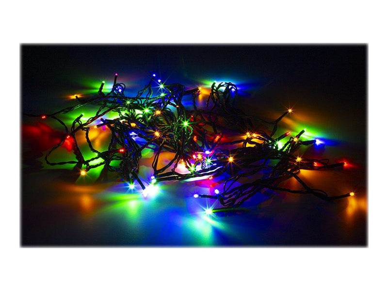 Deltaco WiFi light chain 10m 80 led adapter IP44 RGB