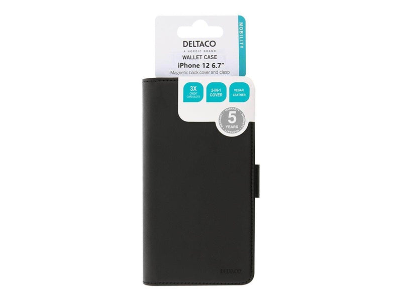 Deltaco Mobility Wallet Case 2-in-1