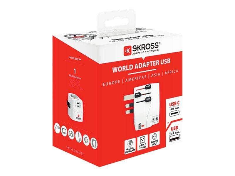 SKross World Travel Adapter PRO Light USB