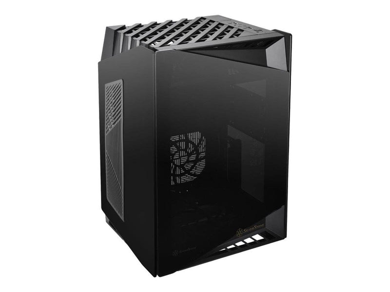 SilverStone Lucid LD03-AF - Gehäuse - Tower - Schwarz