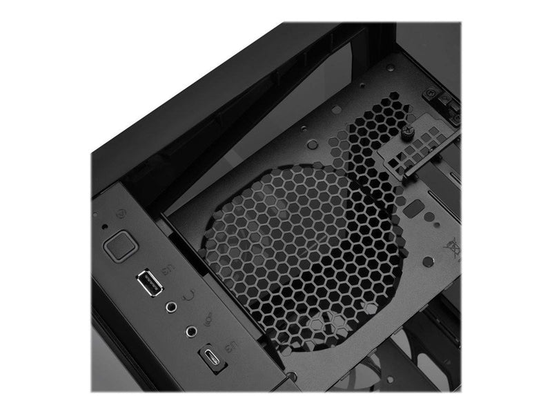 SilverStone Lucid LD03-AF - Gehäuse - Tower - Schwarz