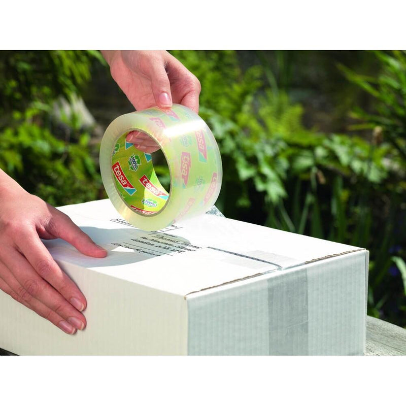tesa tesapack® Eco & Strong Packband 50 mm x 66 m transparent