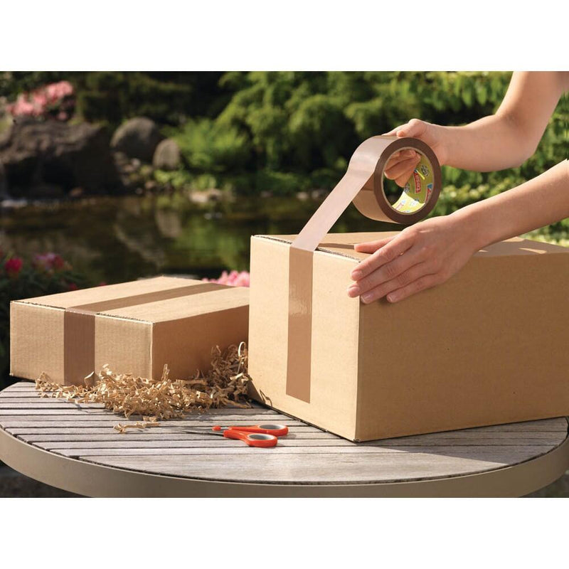 tesa tesapack® Eco & Strong Packband 50 mm x 66 m braun