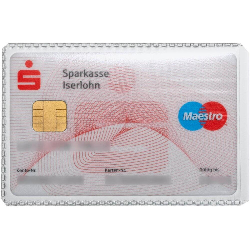 DURABLE Ausweishülle 54x86mm - transparent - 10 Stück