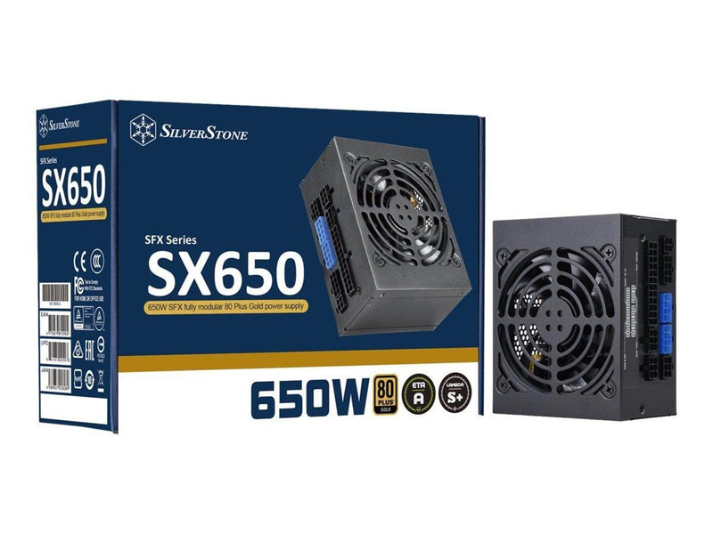 SilverStone SFX Series SX650-G Netzteile - 650 Watt - 92 mm - ATX 2.4 - 80 Plus Gold zertifiziert