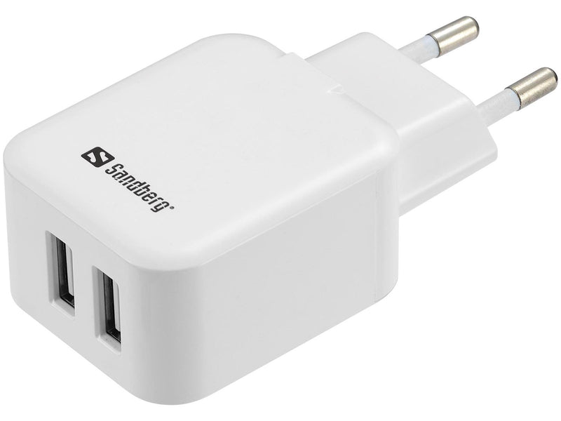 Sandberg AC Aufladegerät Dual USB 2A