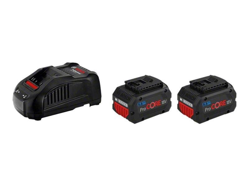 Bosch Professional ProCORE Akku-Kit 18V 5.5 Ah + GAL 1880 CV