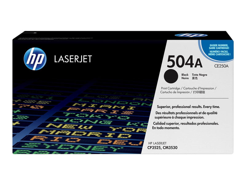 HP 504A / CE250A Black Toner - Tonerpatrone Schwarz