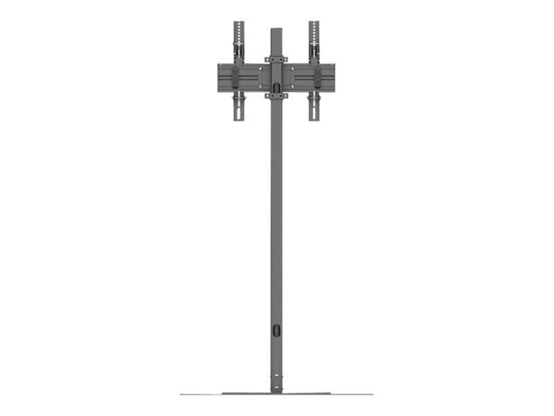 Multibrackets M Pro Single Pole Floorbase 50 kg 65" 100 x 100 mm