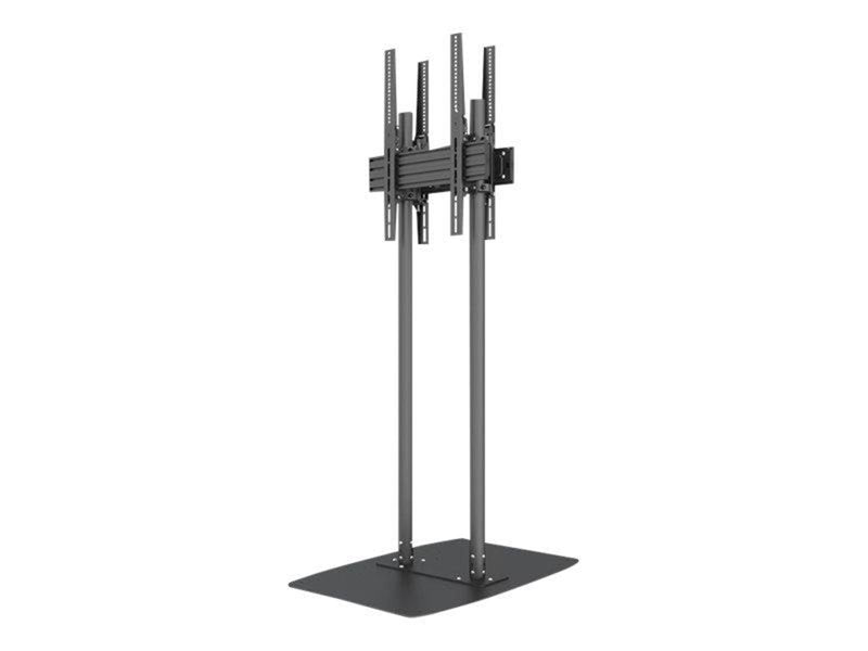 Multibrackets M Pro Dual Pole Floorbase B2B 150 kg 90" 100 x 100 mm