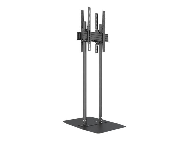 Multibrackets M Pro Dual Pole Floorbase B2B 150 kg 90" 100 x 100 mm
