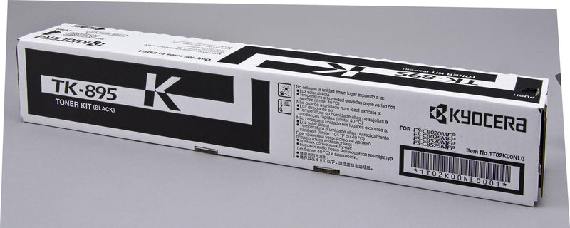 Kyocera Original TK-895K Toner schwarz 12.000 Seiten (1T02K00NL0) für FS-C8020MFP, C8025MFP, C8520MFP, C8525MFP