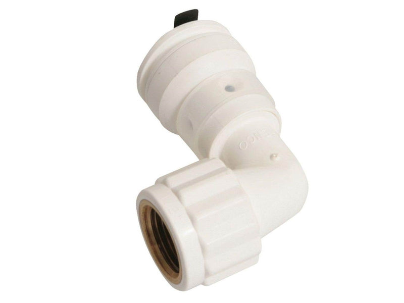 Henco bent 90° female iron adapter 16x1/2