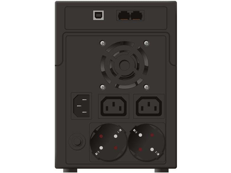 BlueWalker 10120051 - PowerWalker VI SH - 2200VA/1200W - Line Interactive UPS