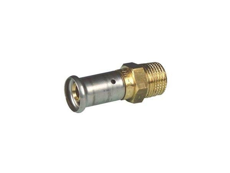 Henco straight male adapter 20 mm x 12 cusi