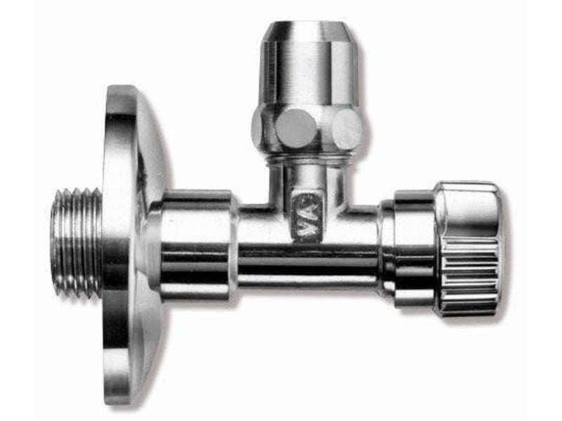 Megatherm Unite stop valve 12 x 38 with 77 mm rosette long version