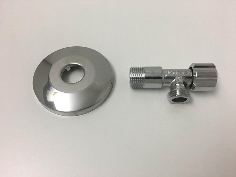 Megatherm Unite stop valve 12 x 12 with 77 mm rosette short version
