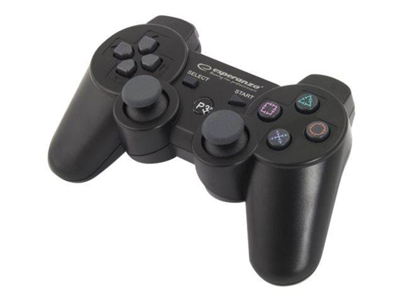 Esperanza EGG109K Marine - Wireless Controller - Black - Wireless Controller - Sony PlayStation 3