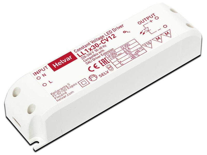 Helvar led driver ll1x30-e-cv12