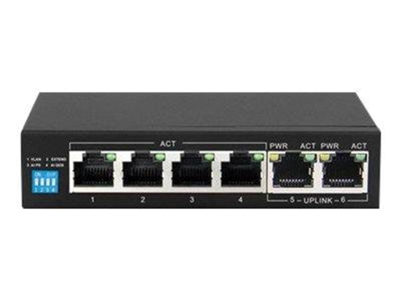 Extralink KRIOS - switch - 6 ports - unmanaged