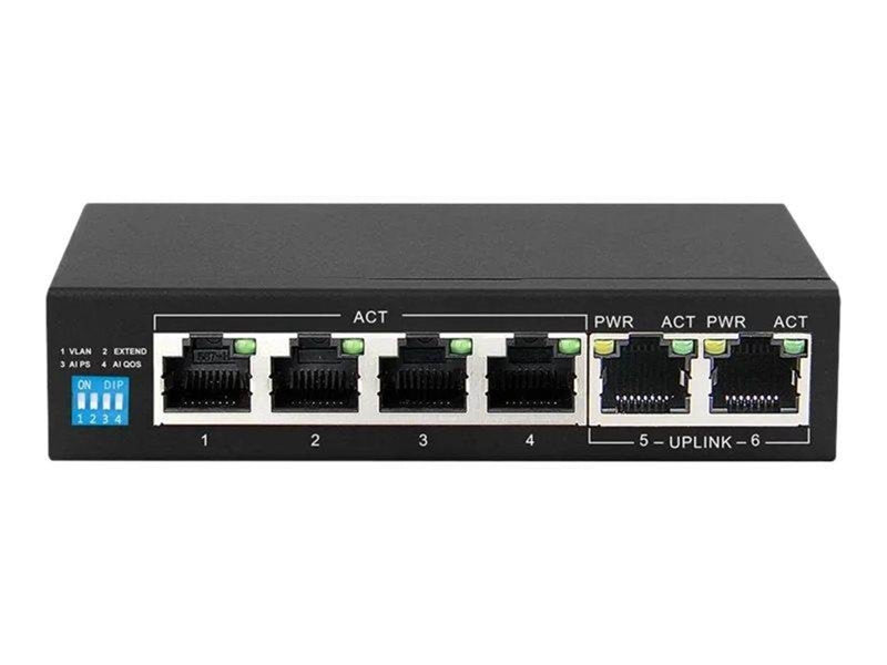 Extralink KRIOS - switch - 6 ports - unmanaged