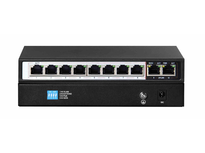 Extralink PERSES 10-port PoE switch