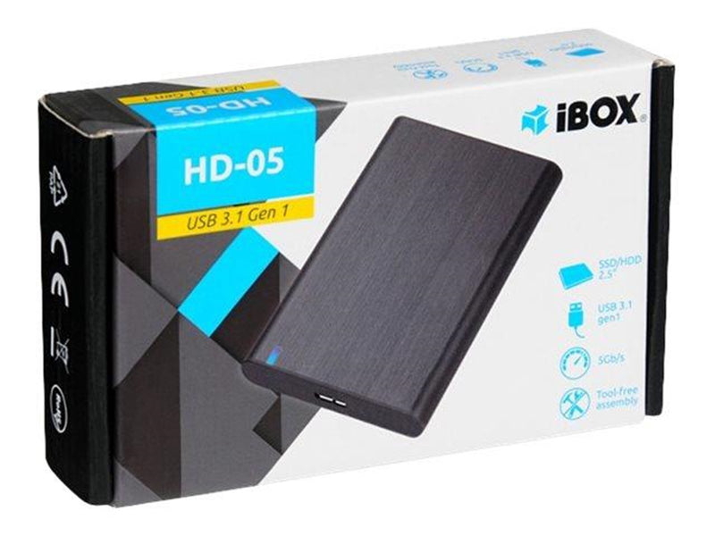 iBOX HD-05 - storage enclosure - SATA 6Gb/s - USB 3.1 (Gen 1)