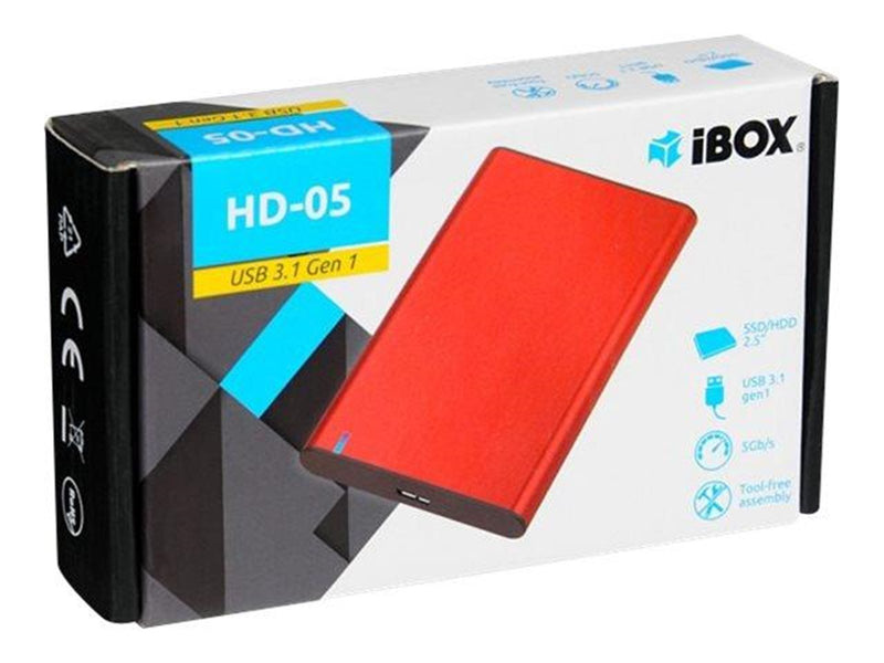 iBOX HD-05 - storage enclosure - SATA 6Gb/s - USB 3.1 (Gen 1)