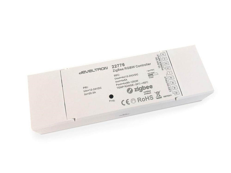 DEVELTRON Zigbee 12-24vdc led dimmer rgbw - 4ch x 5a