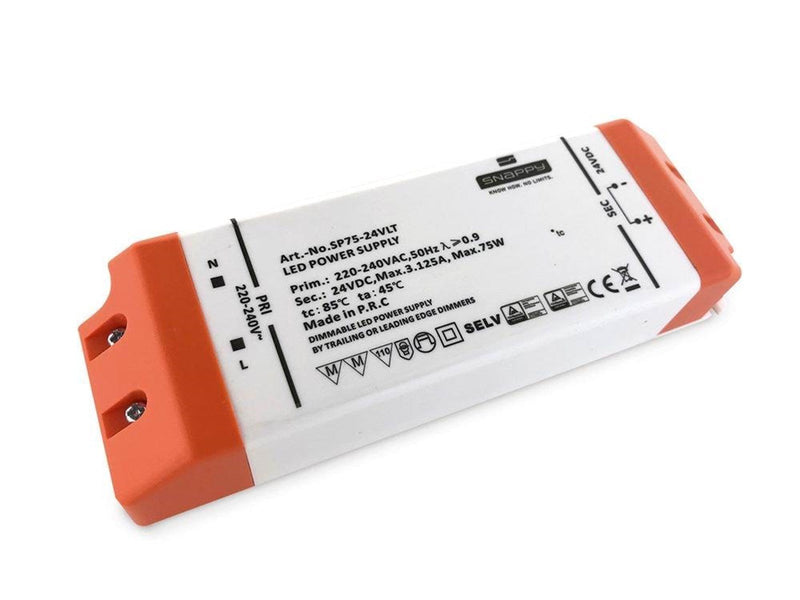 DEVELTRON 24vdc led power supply 75w - dimmable snappy