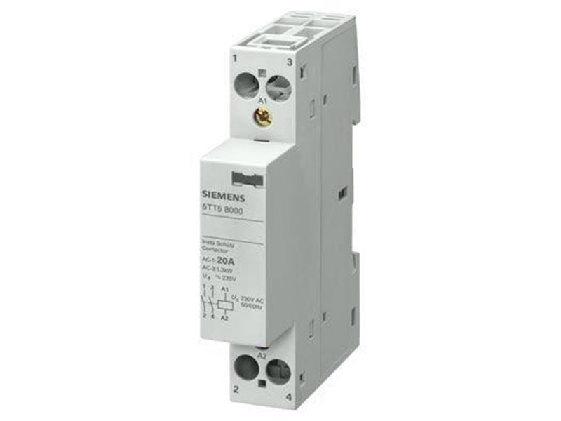 Siemens Insta cont. 1no1nc 230v ac 20 a 5tt5801-0