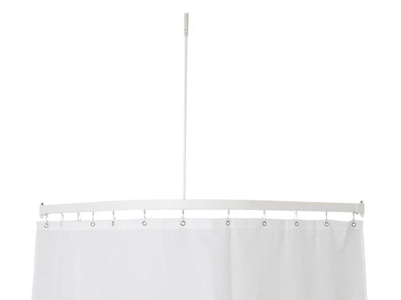 Van Der P Profil 5001 l-shaped shower rail white